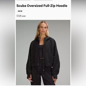 LULU Scuba oversize, full zip